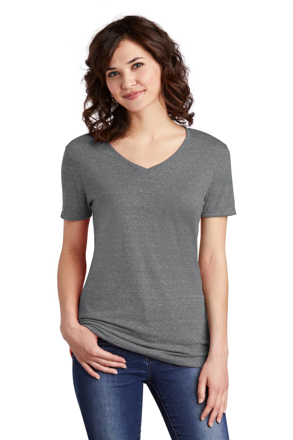 Jerzees ® Women's Snow Heather Jersey V-Neck T-Shirt 88WV