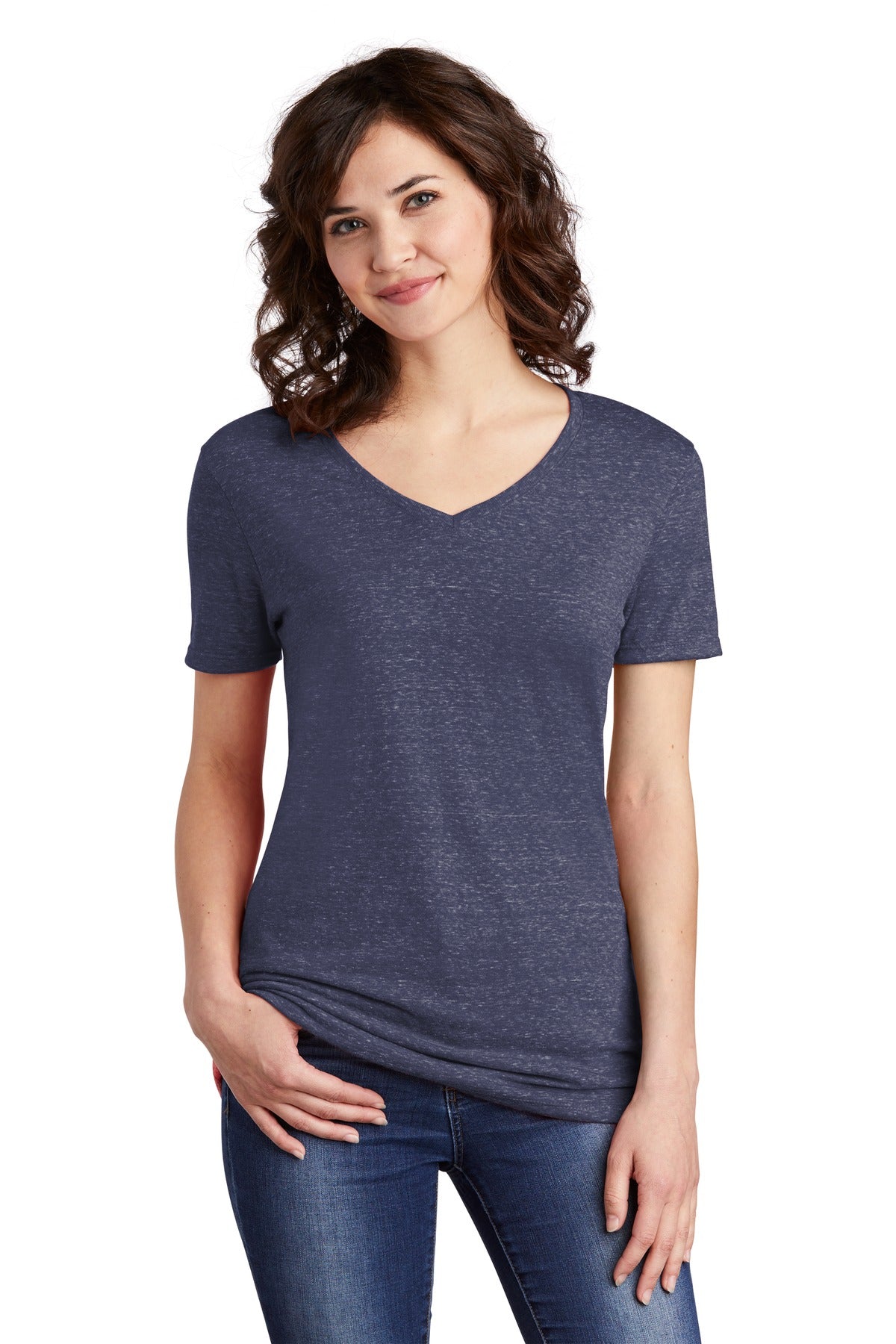 Jerzees ® Women's Snow Heather Jersey V-Neck T-Shirt 88WV