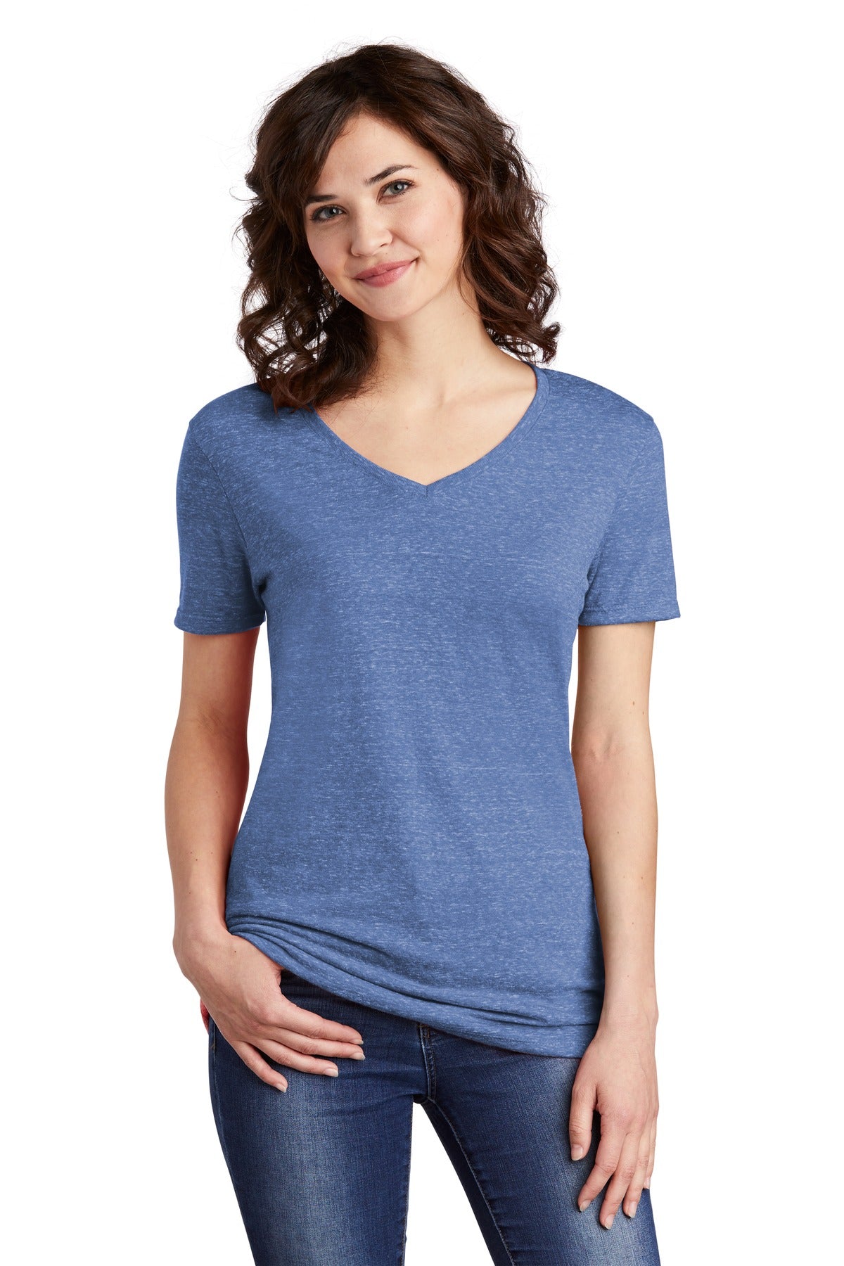 Jerzees ® Women's Snow Heather Jersey V-Neck T-Shirt 88WV