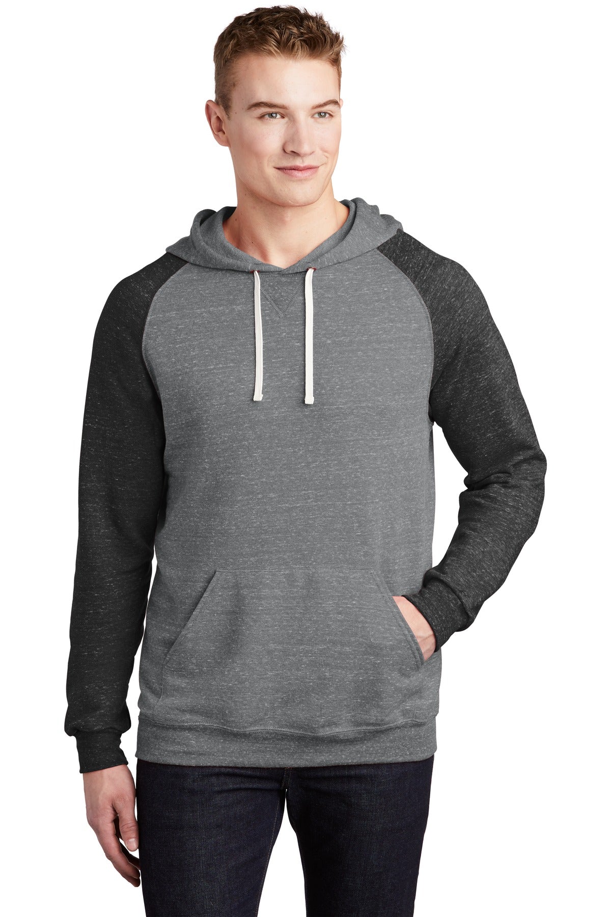 Jerzees ? Snow Heather French Terry Raglan Hoodie 90M