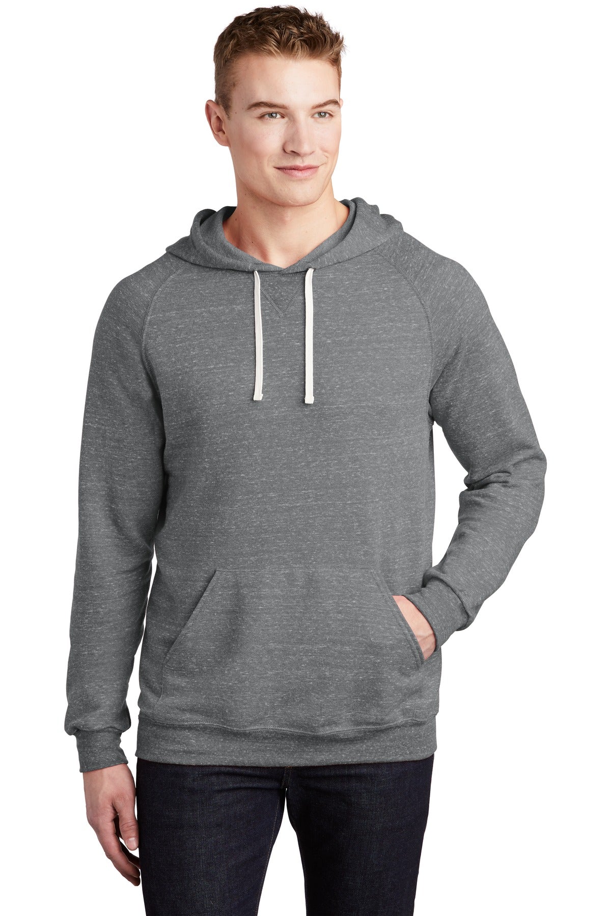 Jerzees ? Snow Heather French Terry Raglan Hoodie 90M