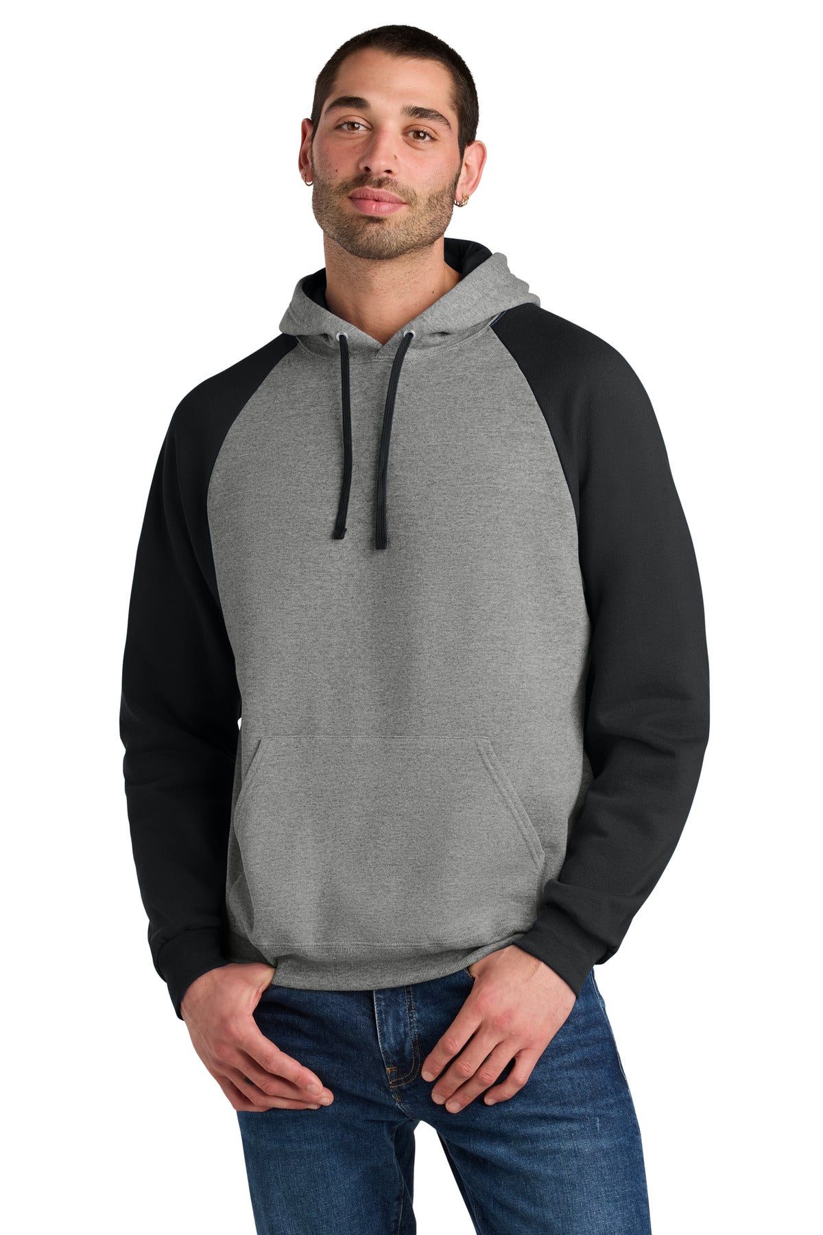 Jerzees® Unisex NuBlend® Colorblock Raglan Hoodie Sweatshirt 96C
