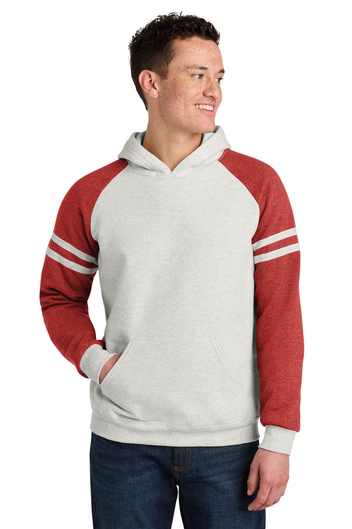Jerzees® Unisex NuBlend® Varsity Colorblock Hooded Sweatshirt 97C
