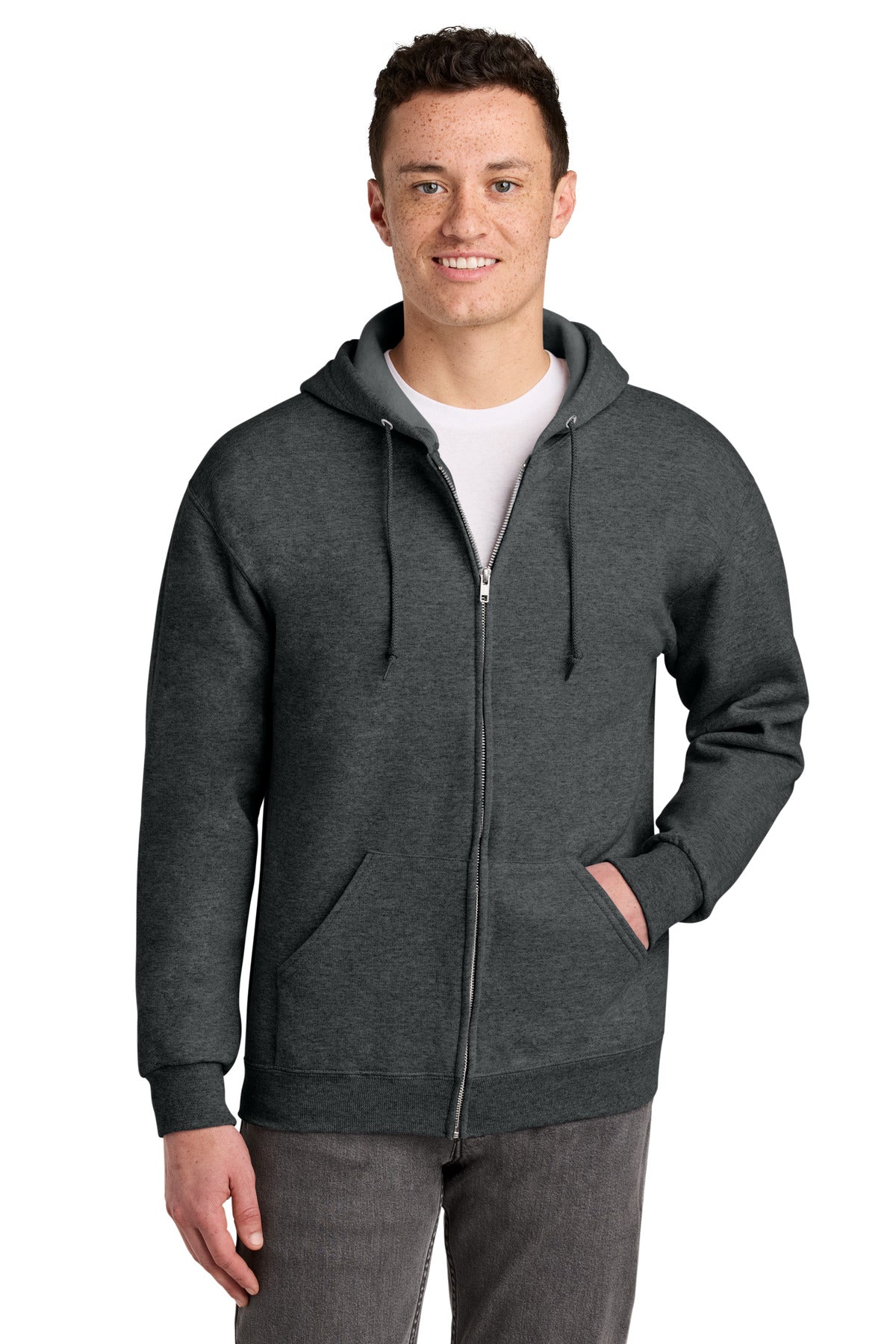 Jerzees® - NuBlend® Full-Zip Hooded Sweatshirt.  993M