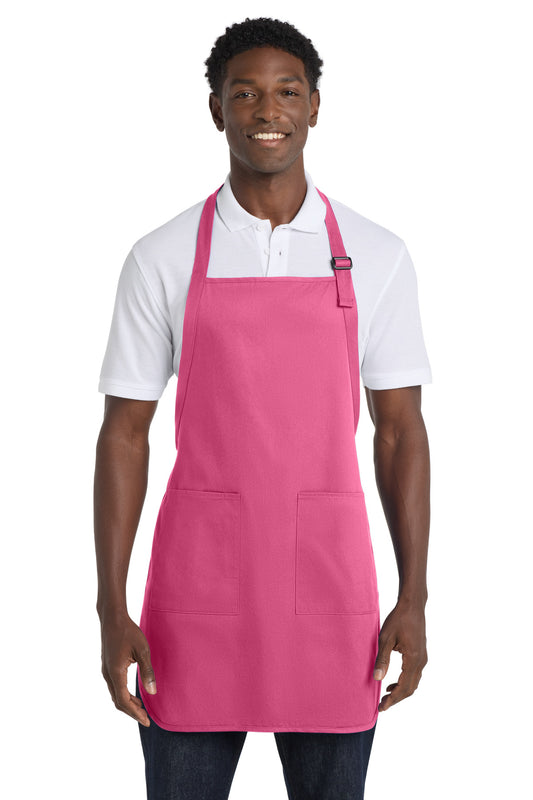 Port Authority® Full-Length Apron with Pockets.  A500