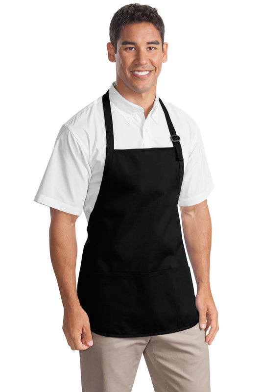 Port Authority® Medium-Length Apron with Pouch Pockets.  A510