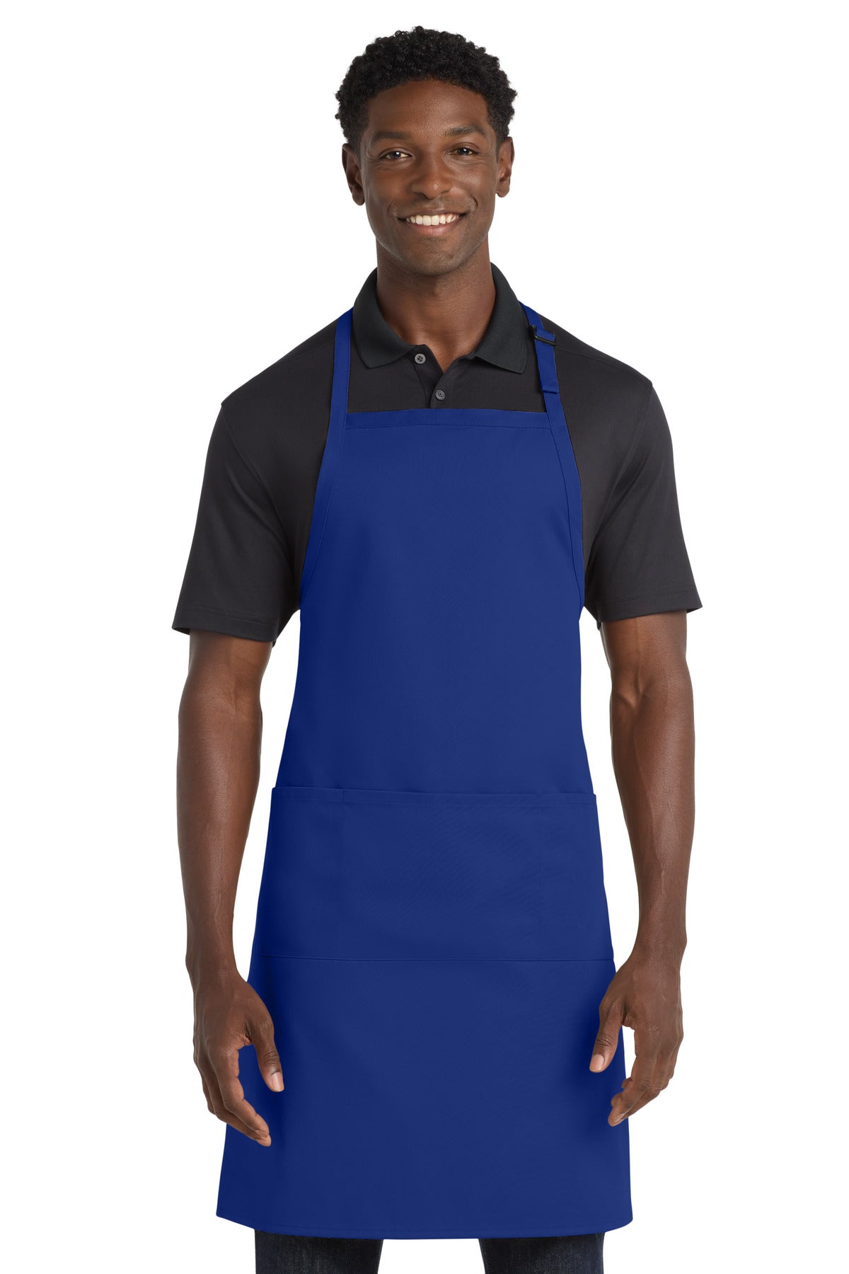 Port Authority® Easy Care Extra Long Bib Apron with Stain Release. A700