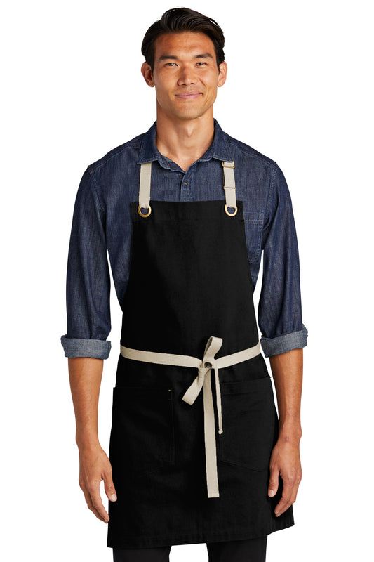 Port Authority® Canvas Full-Length Two-Pocket Apron A815