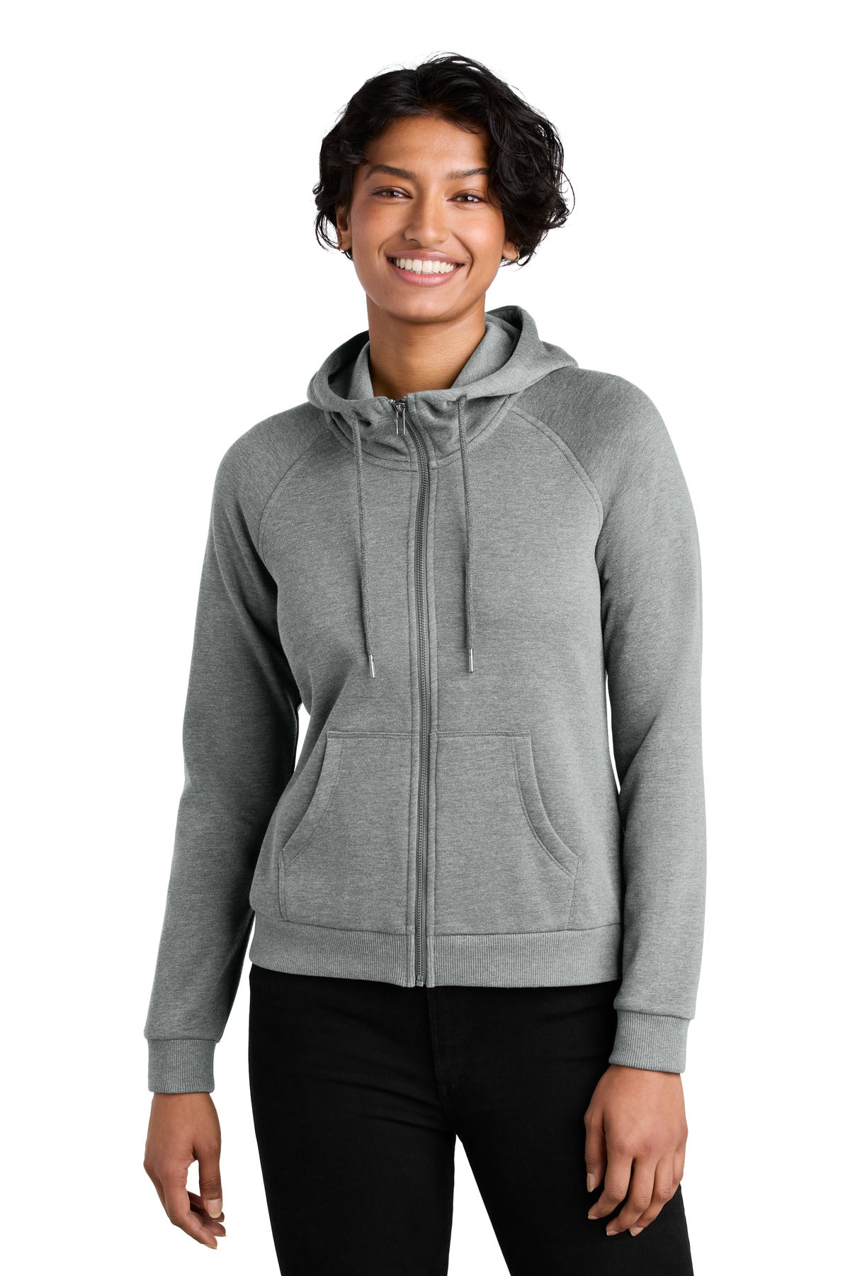 Allmade® Women's Organic CVC Fleece Full-Zip Hoodie AL5003