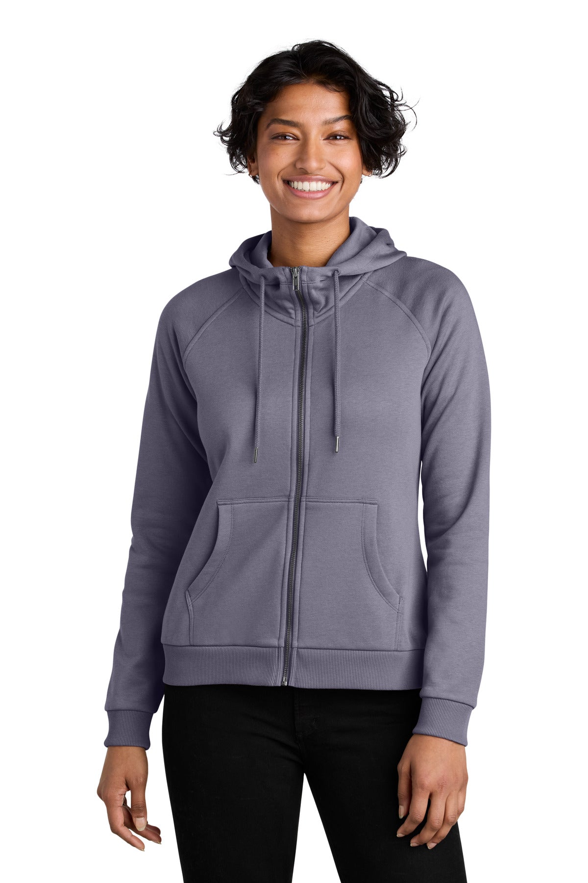 Allmade® Women's Organic CVC Fleece Full-Zip Hoodie AL5003