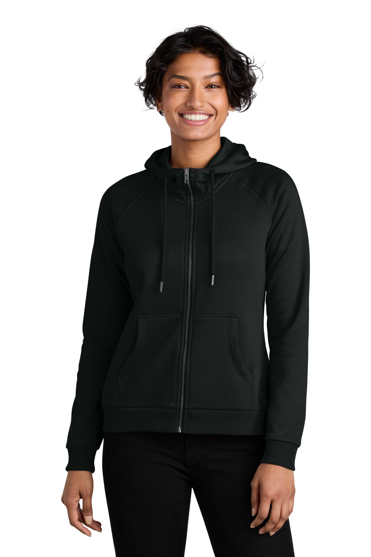 Allmade® Women's Organic CVC Fleece Full-Zip Hoodie AL5003