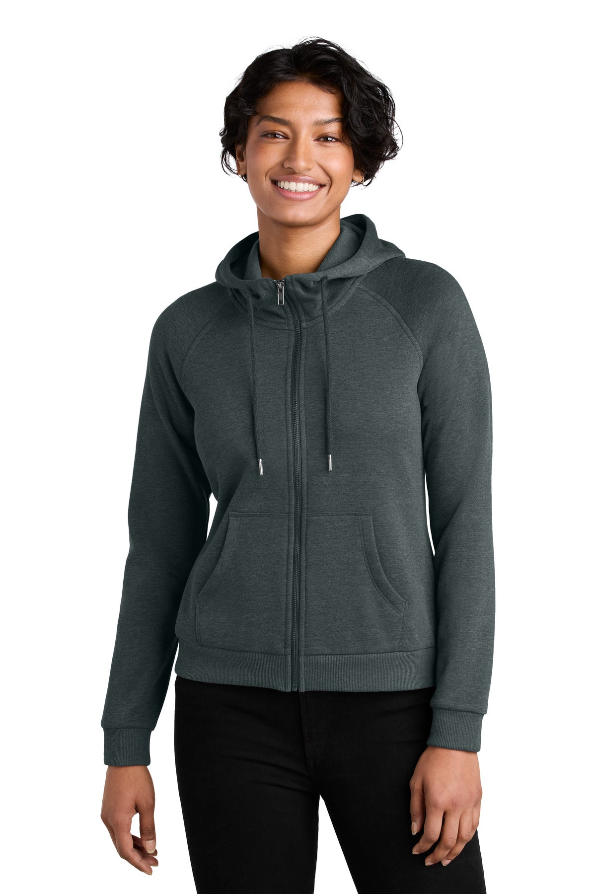 Allmade® Women's Organic CVC Fleece Full-Zip Hoodie AL5003