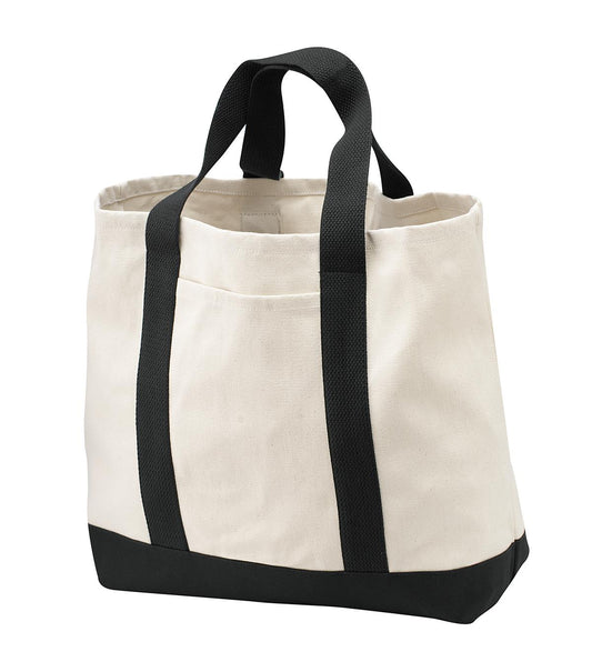 Port Authority® - Ideal Twill Two-Tone Shopping Tote.  B400