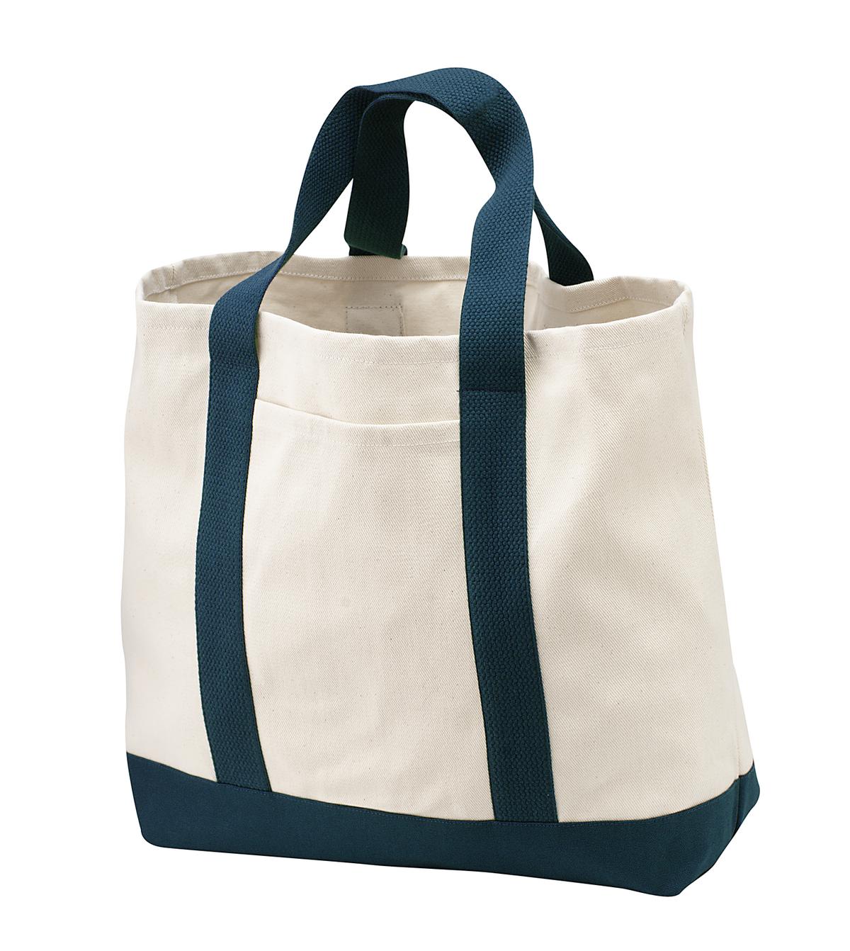 Port Authority® - Ideal Twill Two-Tone Shopping Tote.  B400