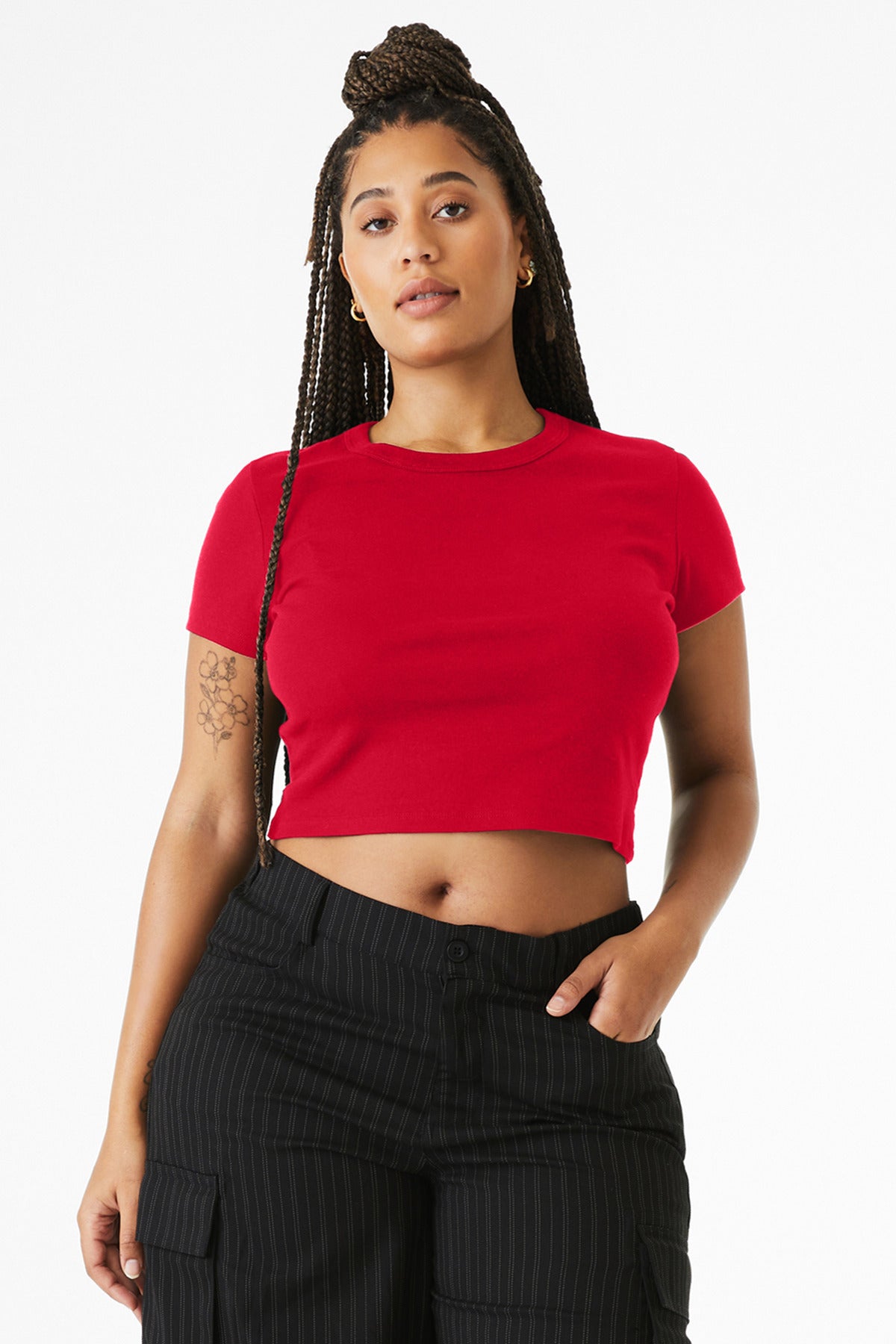 BELLA+CANVAS® Women's Micro Rib Baby Tee BC1010