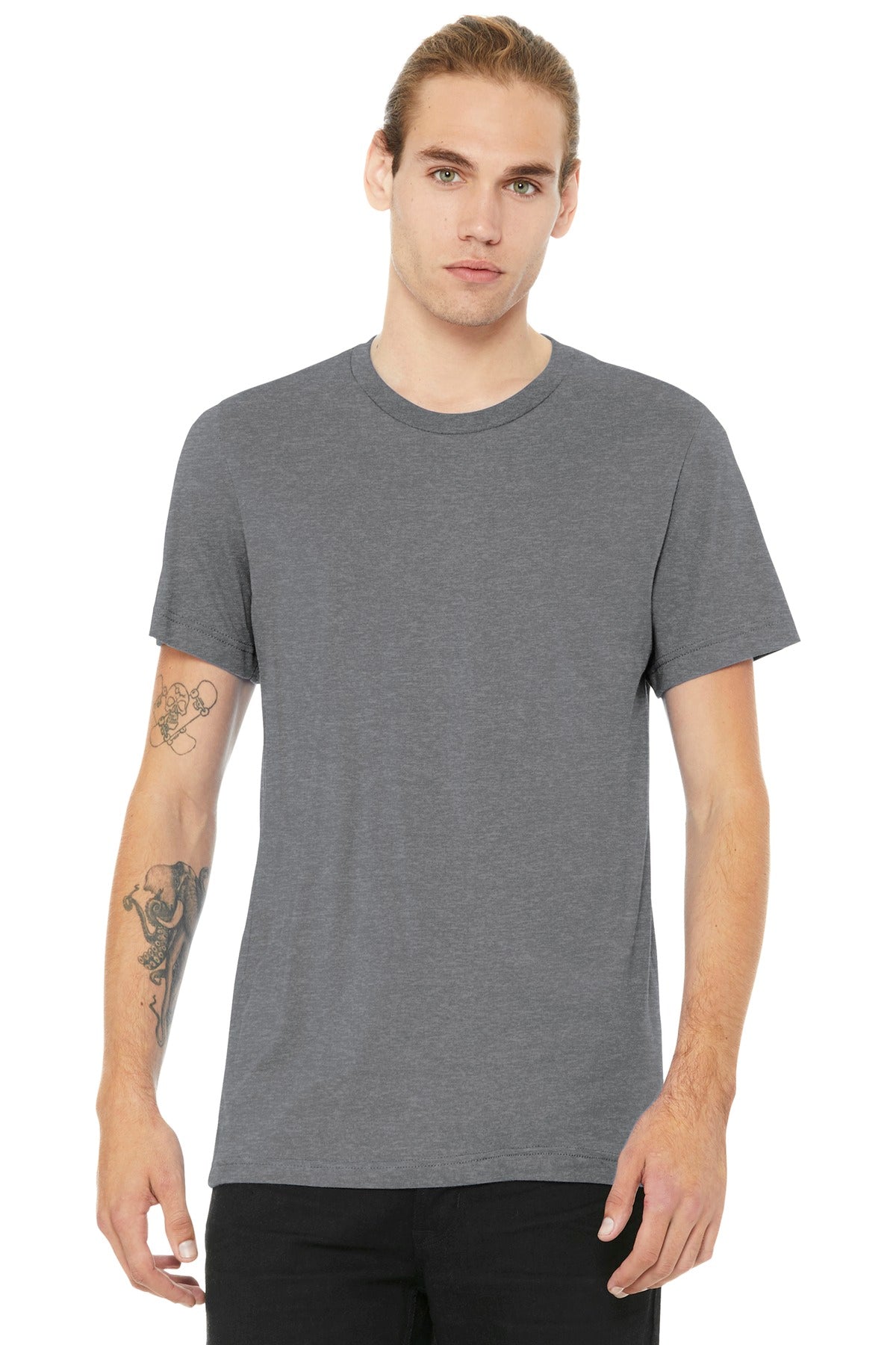 BELLA+CANVAS ® Unisex Heather CVC Short Sleeve Tee. BC3001CVC