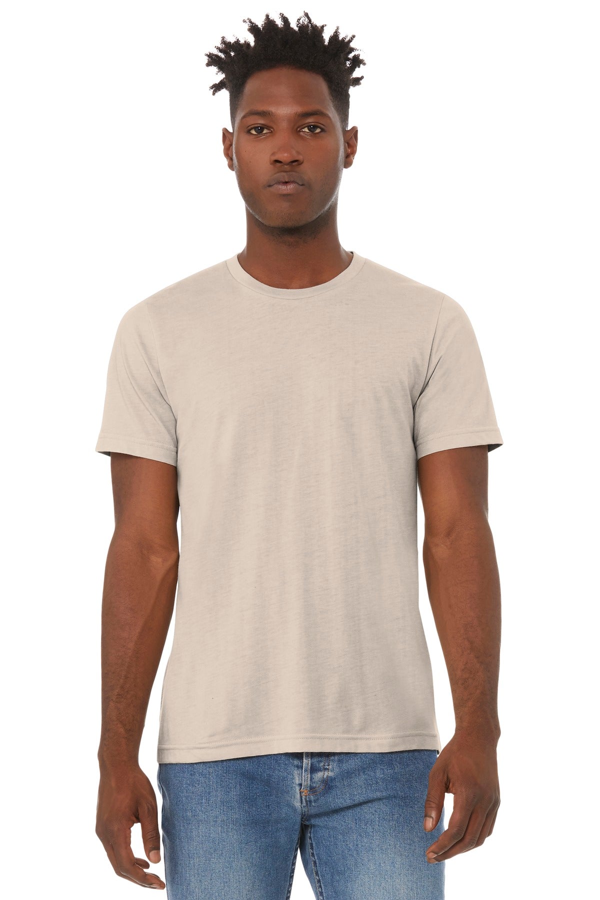 BELLA+CANVAS ® Unisex Heather CVC Short Sleeve Tee. BC3001CVC