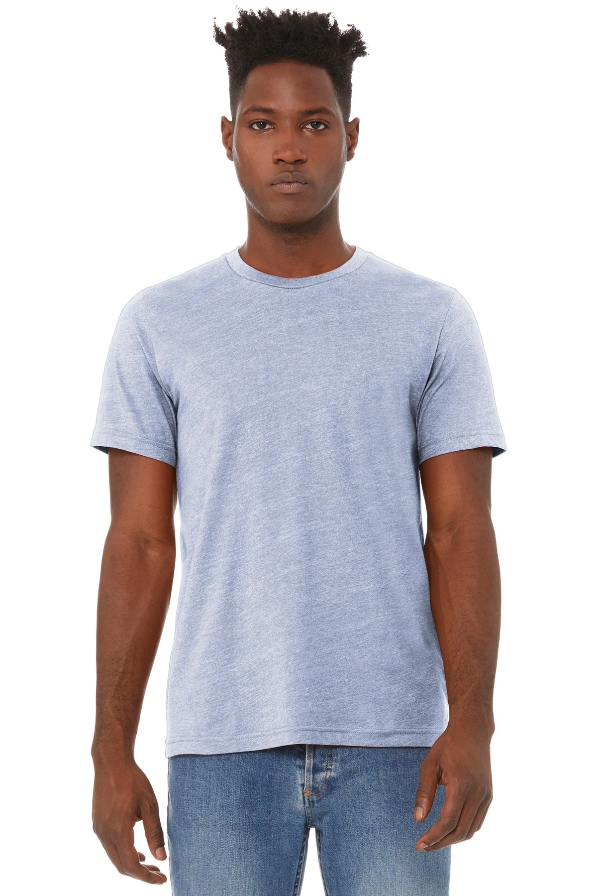 BELLA+CANVAS ® Unisex Heather CVC Short Sleeve Tee. BC3001CVC