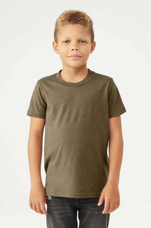 BELLA+CANVAS® Youth Heather CVC Tee BC3001YCVC