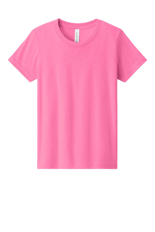 BELLA+CANVAS® Youth Heather CVC Tee BC3001YCVC