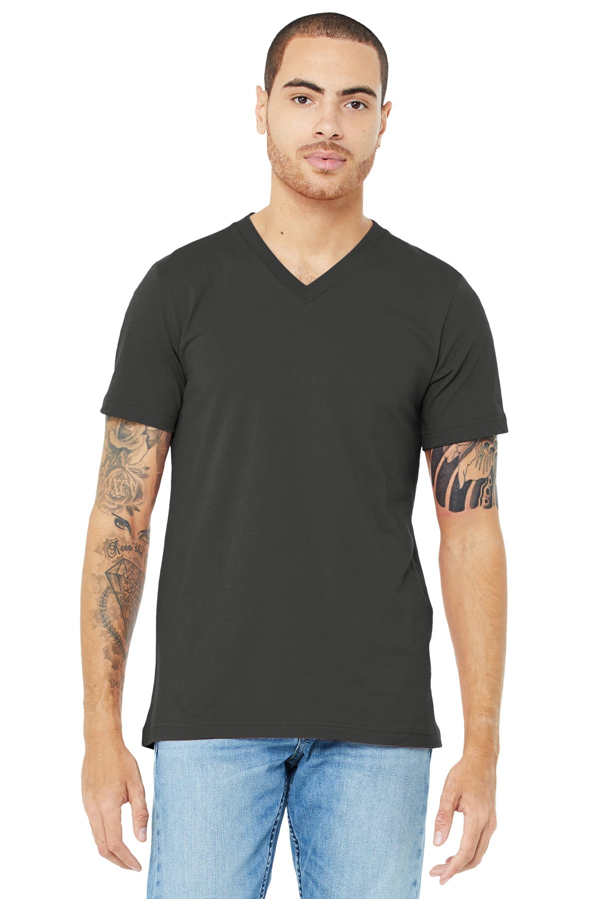 BELLA+CANVAS ? Unisex Jersey Short Sleeve V-Neck Tee. BC3005