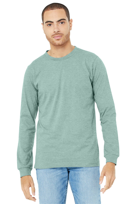 BELLA+CANVAS® Unisex Heather CVC Long Sleeve Tee BC3501CVC