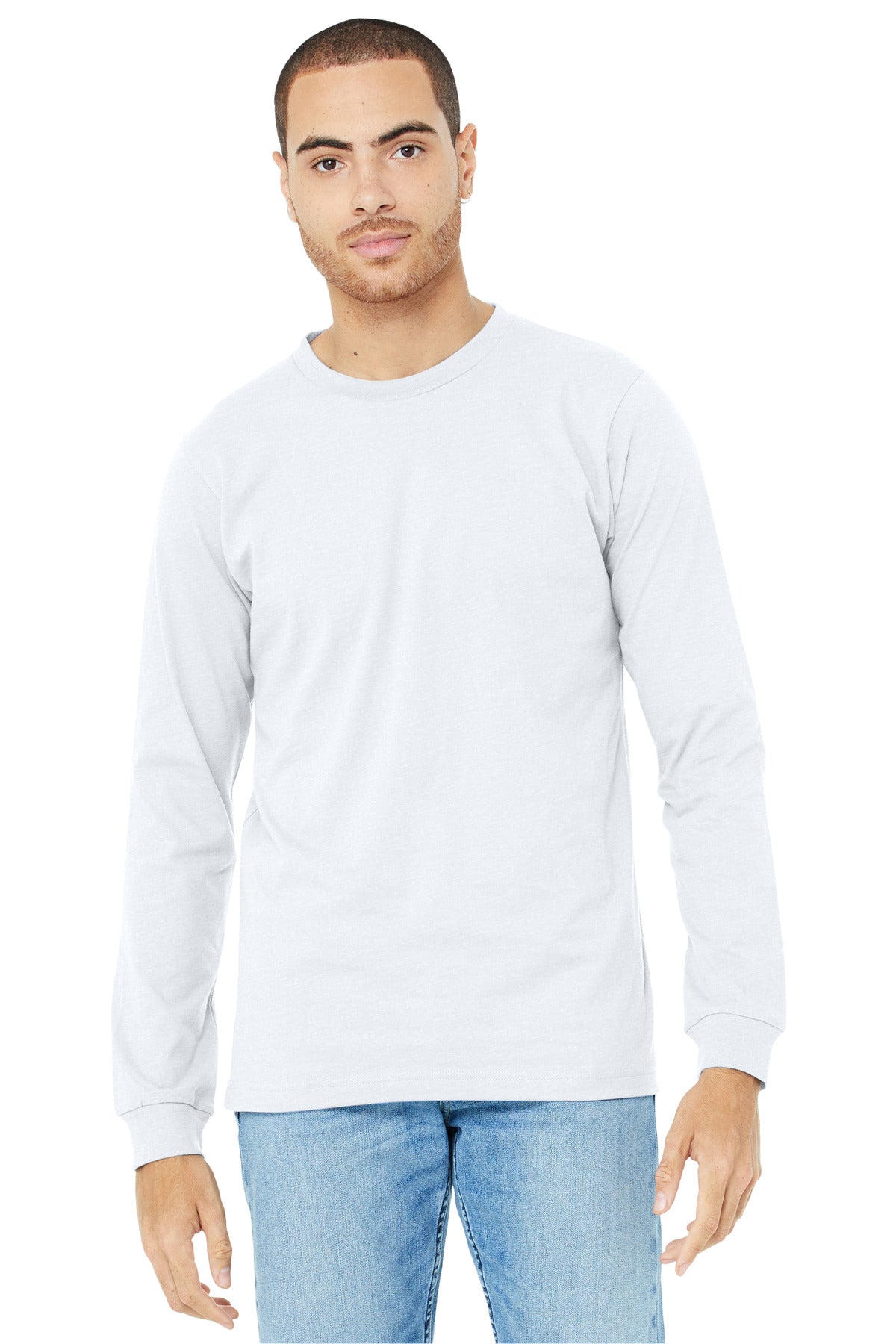 BELLA+CANVAS® Unisex Heather CVC Long Sleeve Tee BC3501CVC