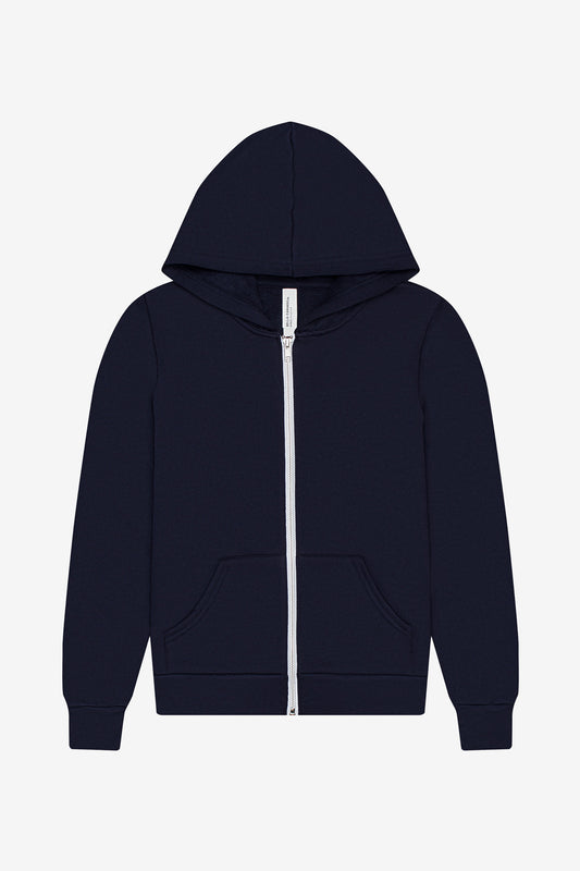 BELLA+CANVAS® Youth Sponge Fleece Full-Zip Hooded Sweatshirt BC3739Y
