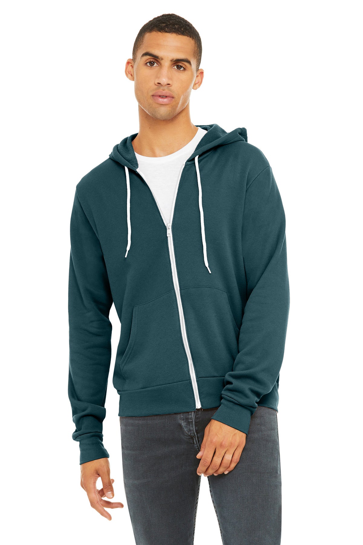 BELLA+CANVAS ® Unisex Sponge Fleece Full-Zip Hoodie. BC3739