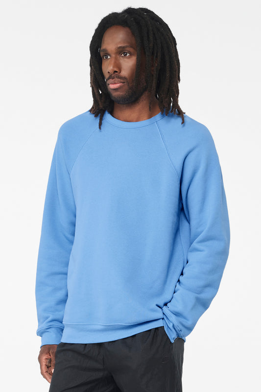 BELLA+CANVAS ® Unisex Sponge Fleece Raglan Sweatshirt. BC3901