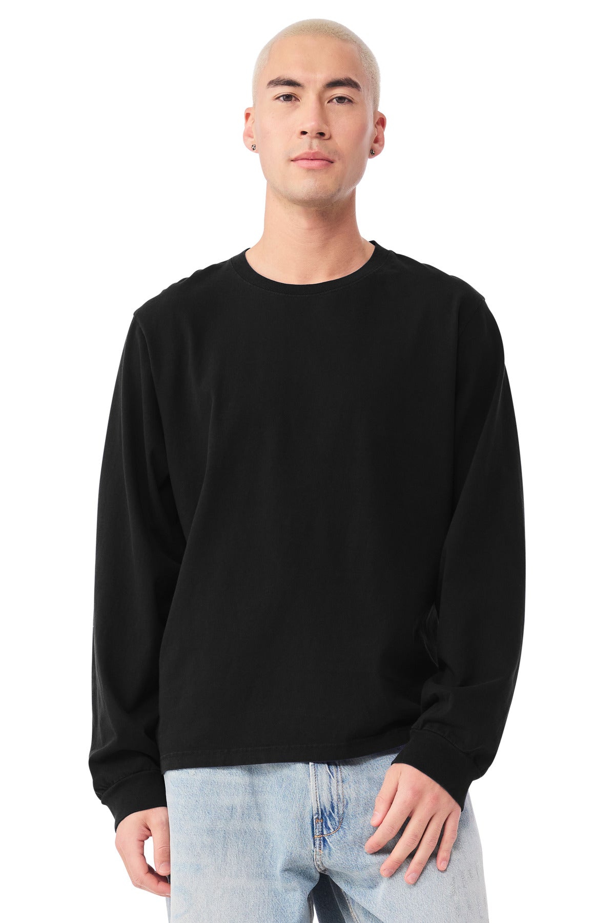 BELLA+CANVAS® Unisex Heavyweight Garment-Dyed Long Sleeve Tee BC4851GD