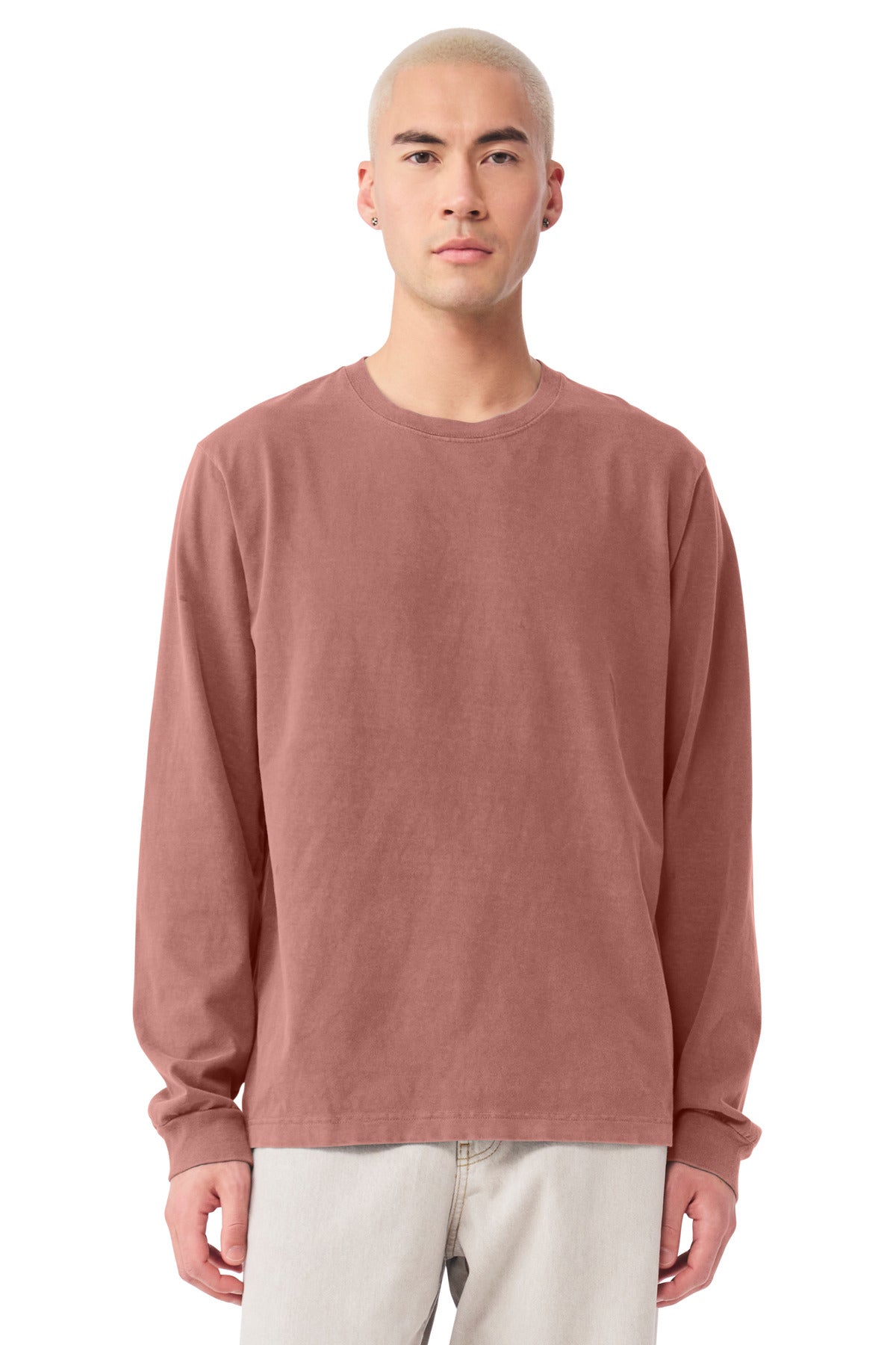 BELLA+CANVAS® Unisex Heavyweight Garment-Dyed Long Sleeve Tee BC4851GD
