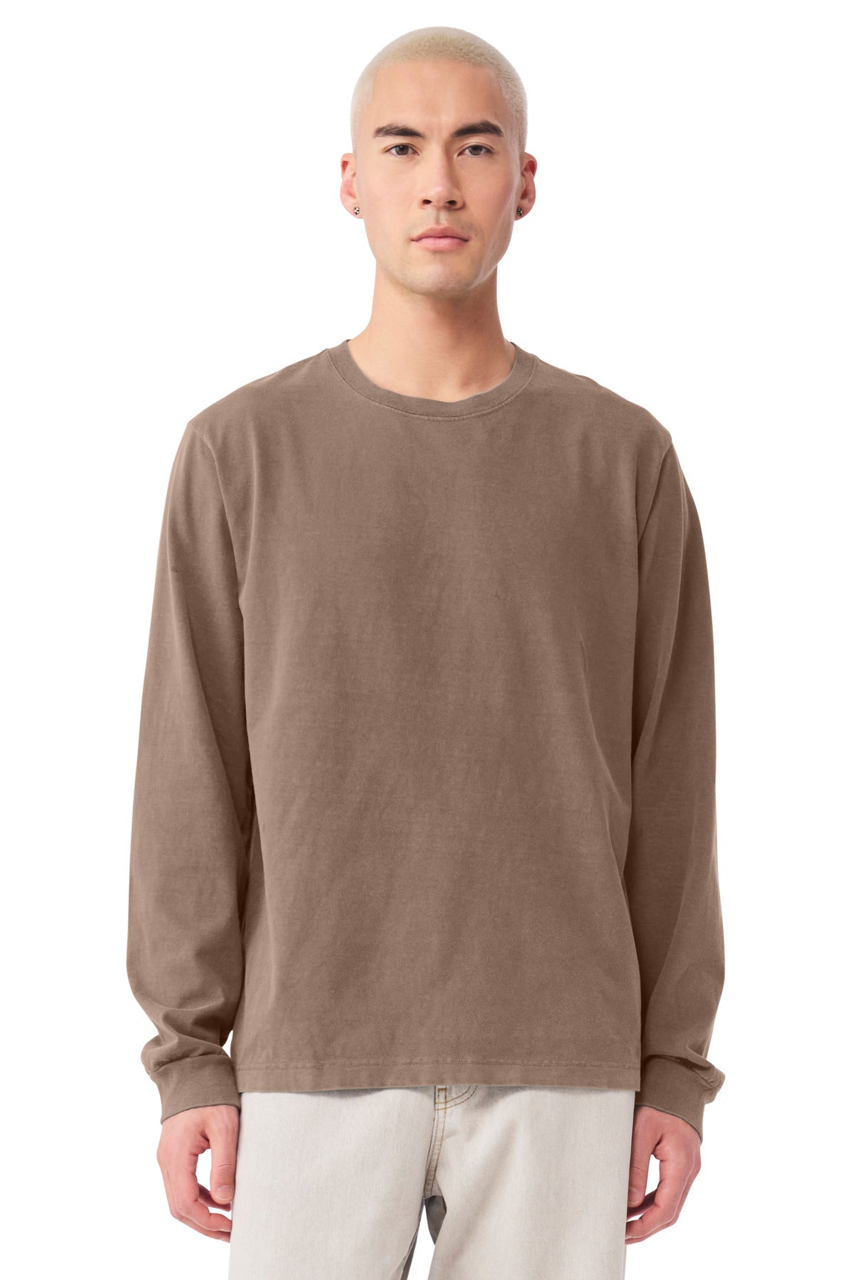 BELLA+CANVAS® Unisex Heavyweight Garment-Dyed Long Sleeve Tee BC4851GD