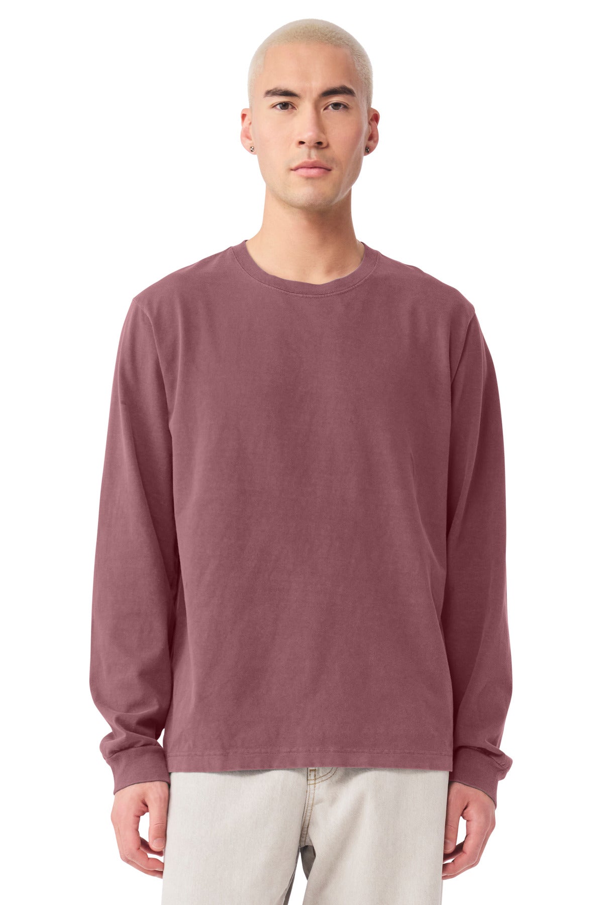 BELLA+CANVAS® Unisex Heavyweight Garment-Dyed Long Sleeve Tee BC4851GD
