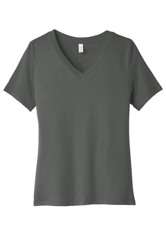 BELLA+CANVAS ® Women's Relaxed Jersey Short Sleeve V-Neck Tee. BC6405
