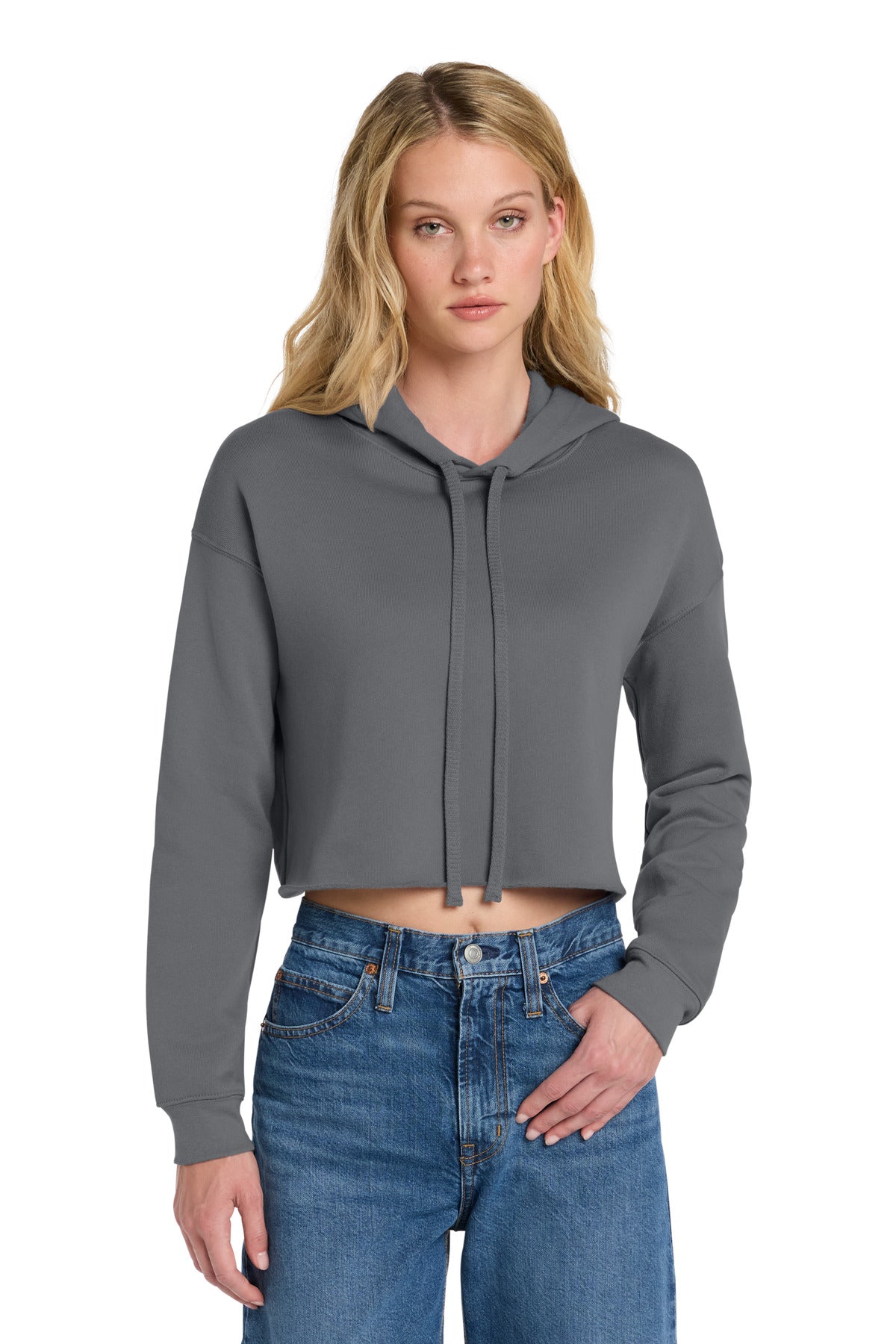 BELLA+CANVAS ® Women's Sponge Fleece Cropped Fleece Hoodie. BC7502