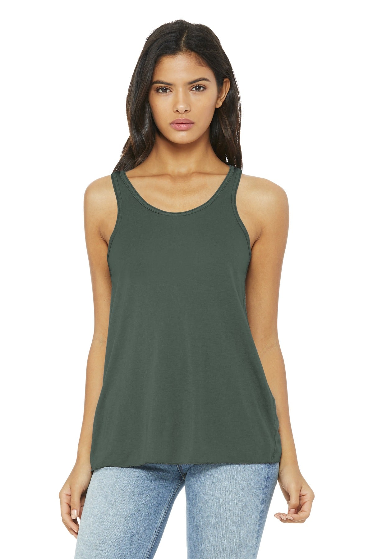 BELLA+CANVAS ? Women's Flowy Racerback Tank. BC8800