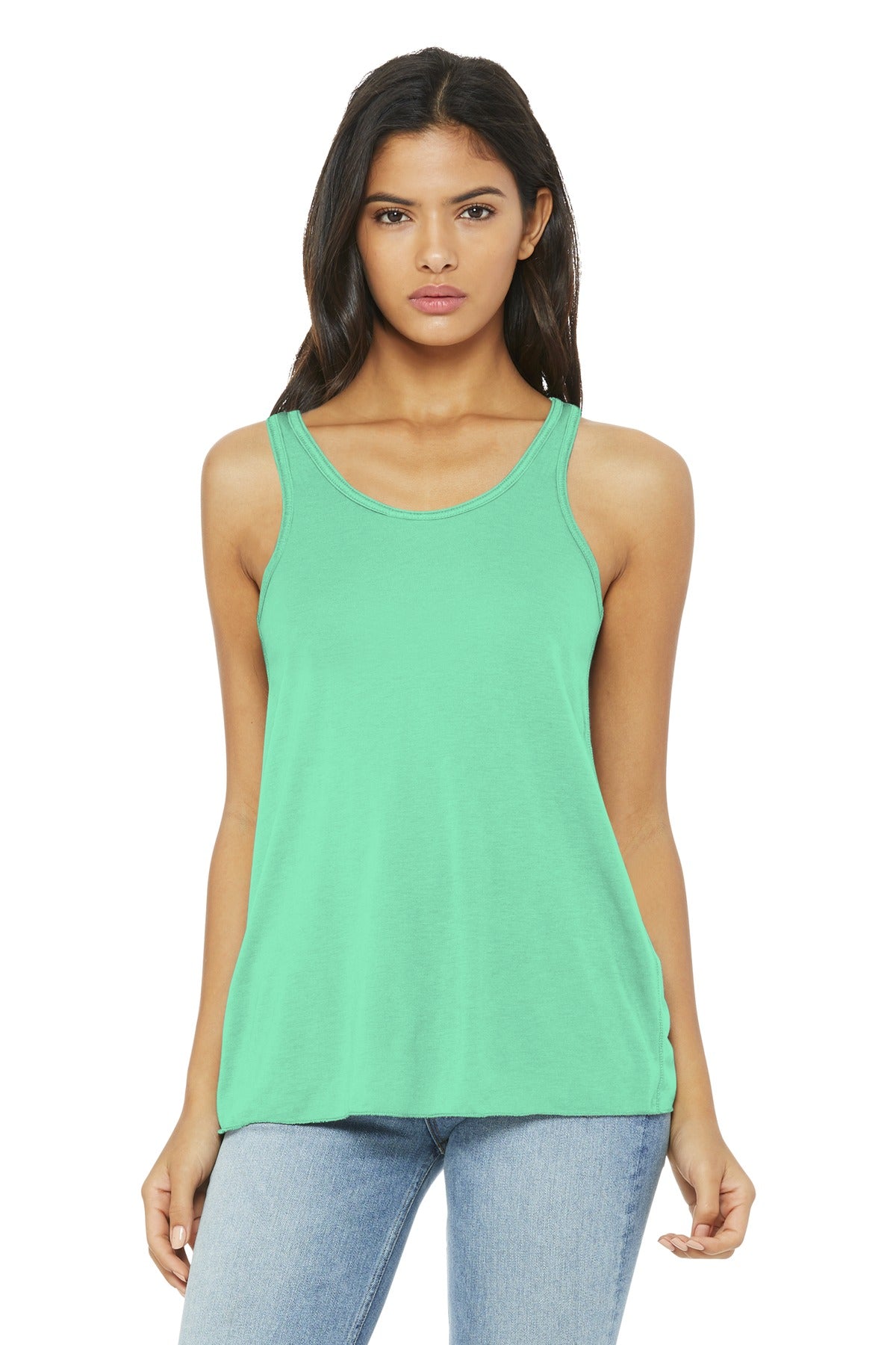 BELLA+CANVAS ® Women's Flowy Racerback Tank. BC8800