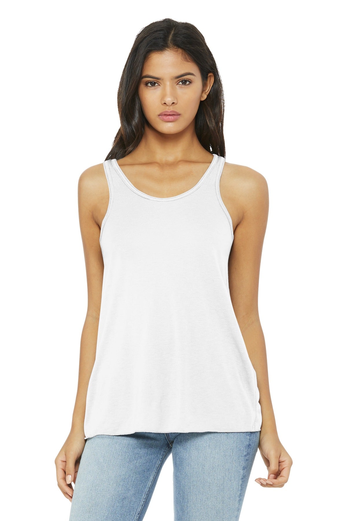 BELLA+CANVAS ® Women's Flowy Racerback Tank. BC8800