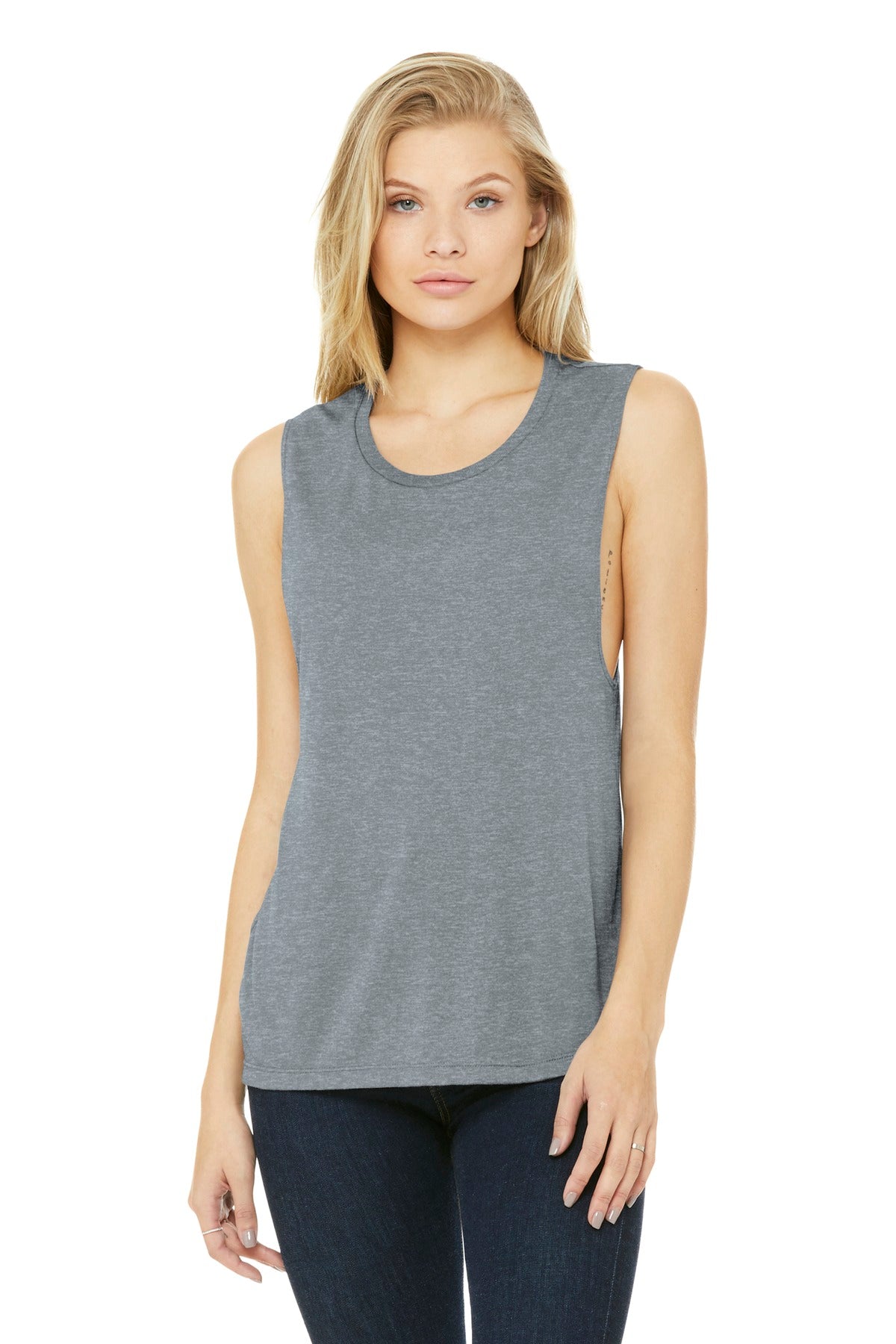 BELLA+CANVAS ® Women's Flowy Scoop Muscle Tank. BC8803