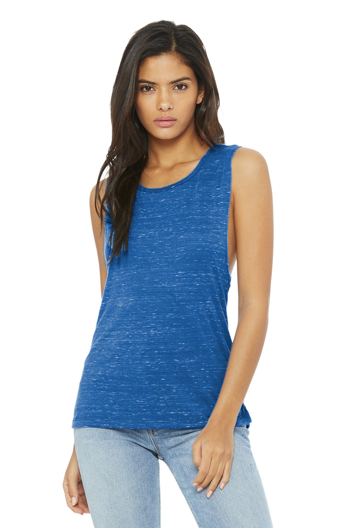 BELLA+CANVAS ® Women's Flowy Scoop Muscle Tank. BC8803