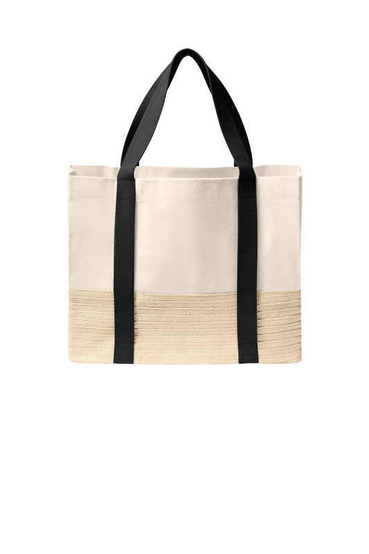 Port Authority® Straw Market Tote BG450