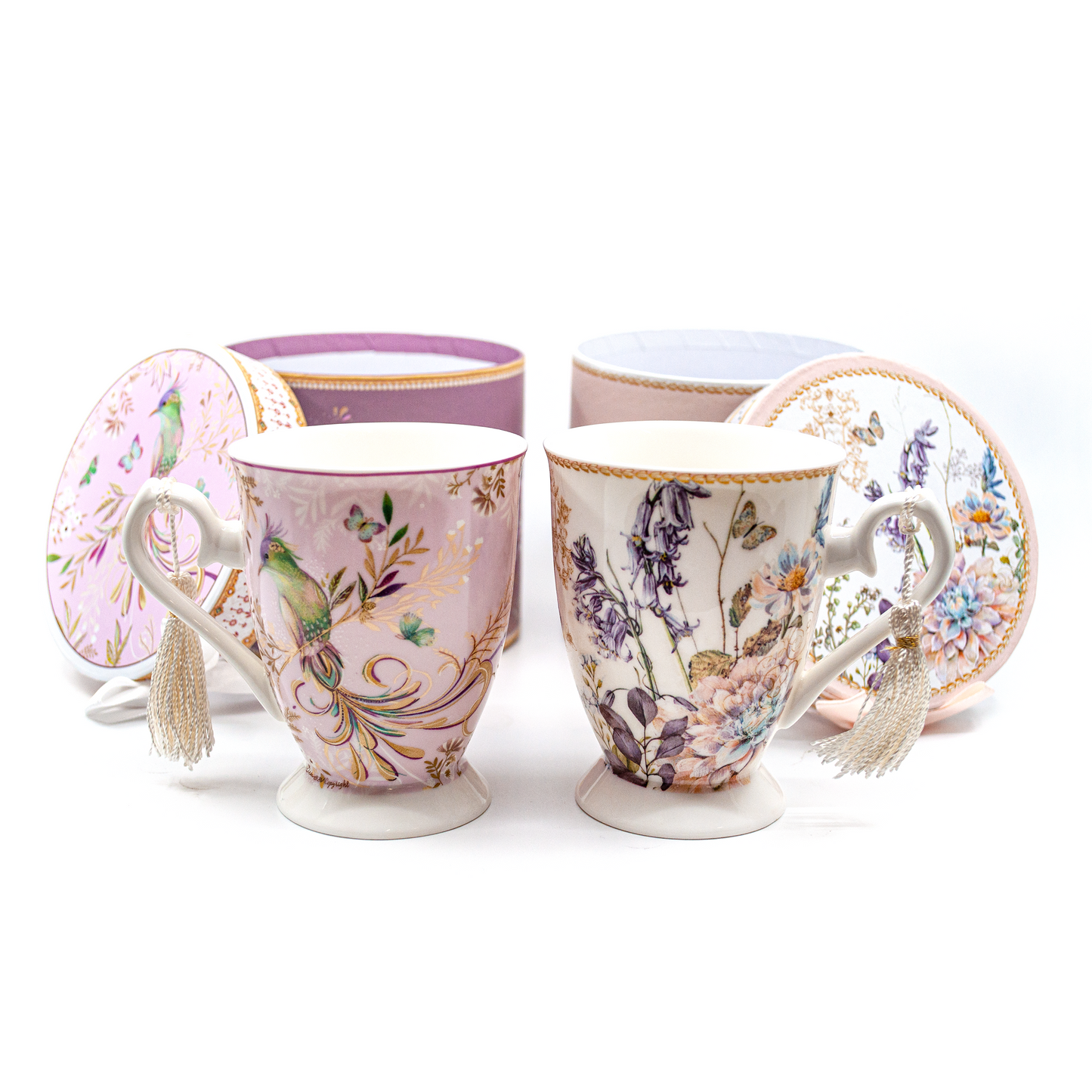 Tea Mug with Vintage Design with Gift Box Included