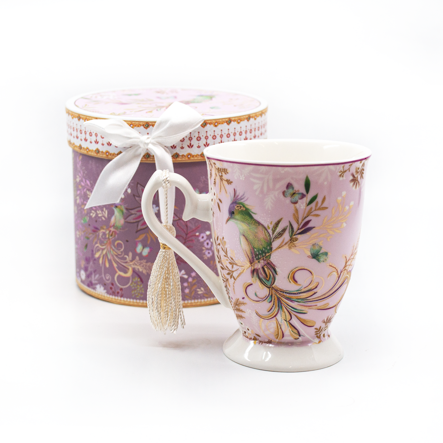 Tea Mug with Vintage Design with Gift Box Included