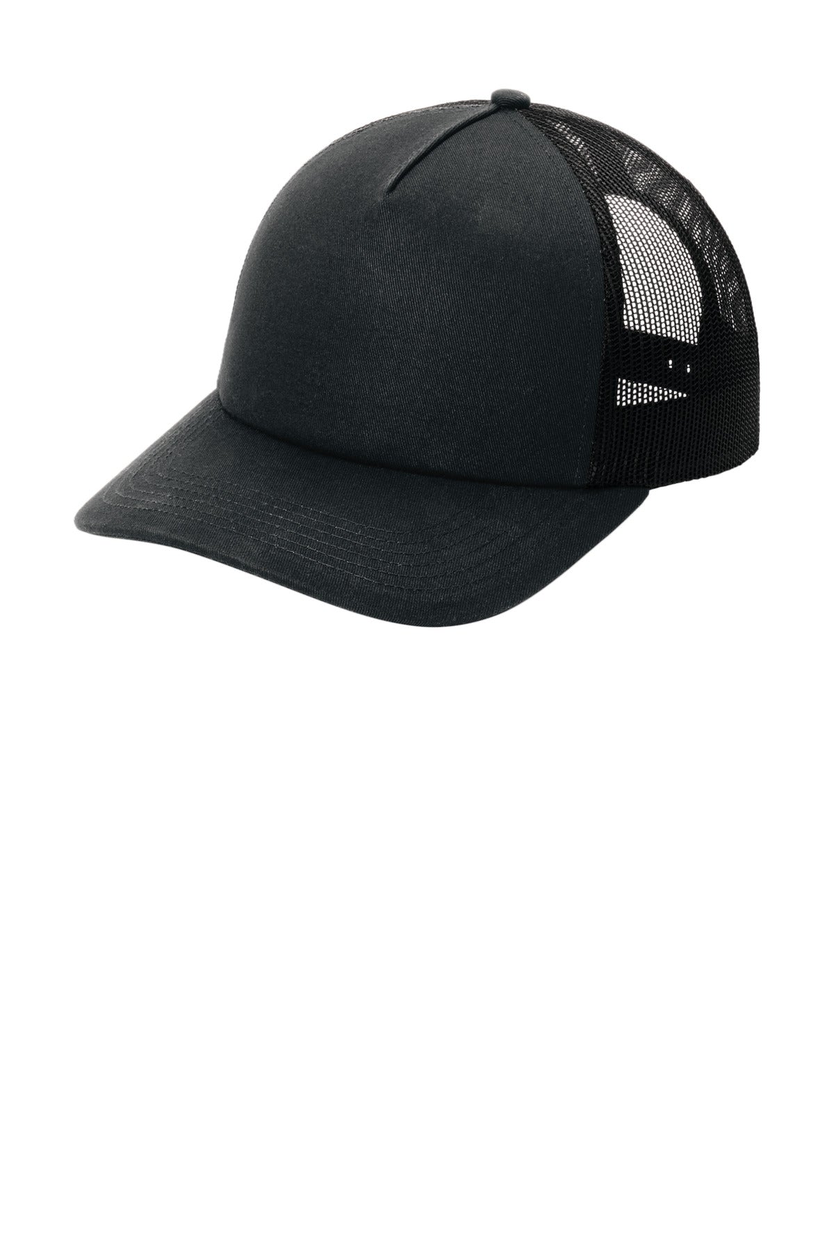 Port Authority® Low-Profile Snapback 5-Panel Trucker Cap C405LP