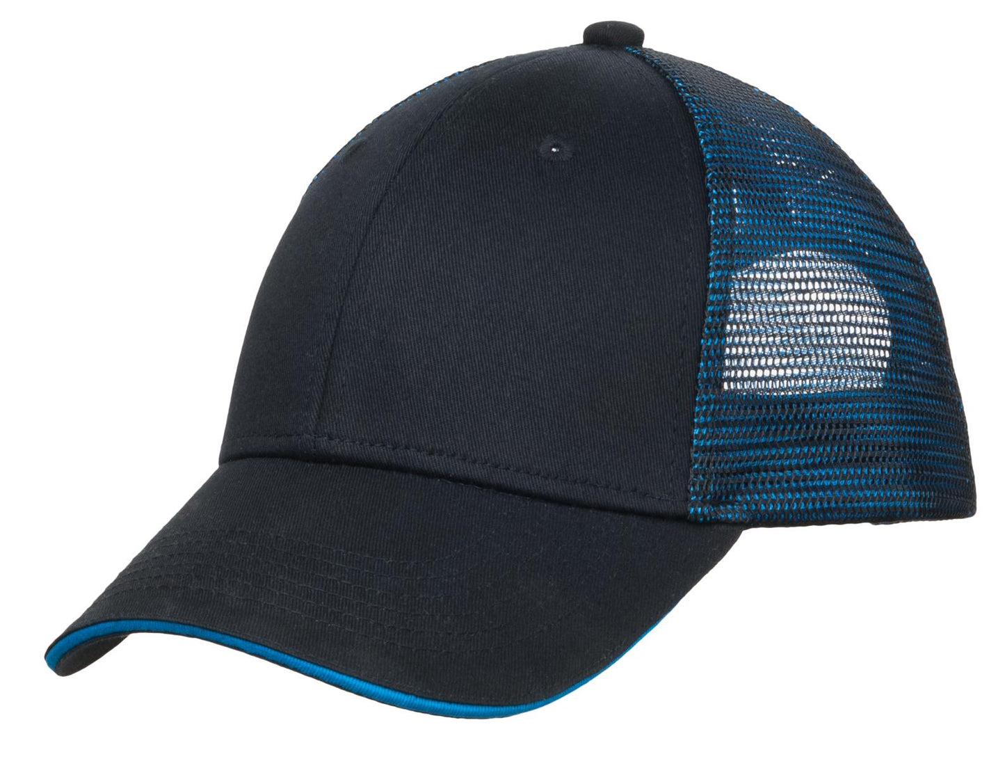 Port Authority® Double Mesh Snapback Sandwich Bill Cap. C818