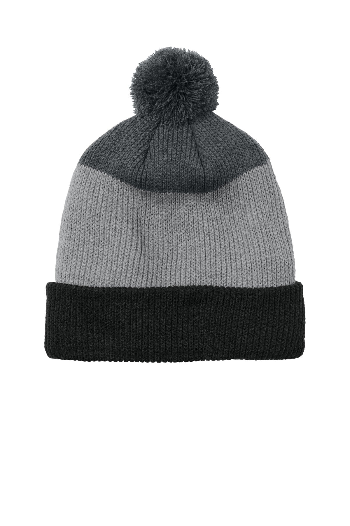 Port Authority® Cozy Striped Pom Beanie C979