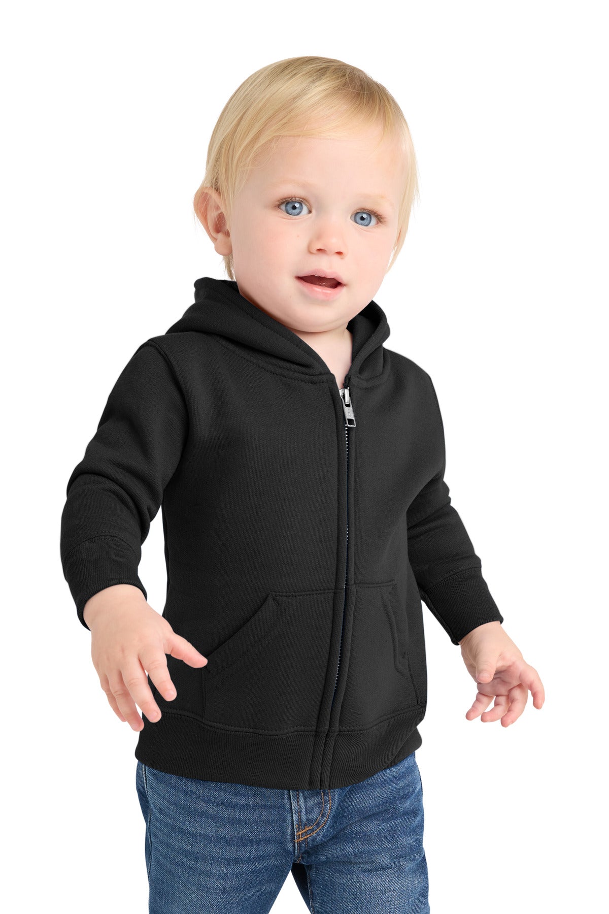 Port & Co™ Infant Core Fleece Full-Zip Hooded Sweatshirt. CAR78IZH