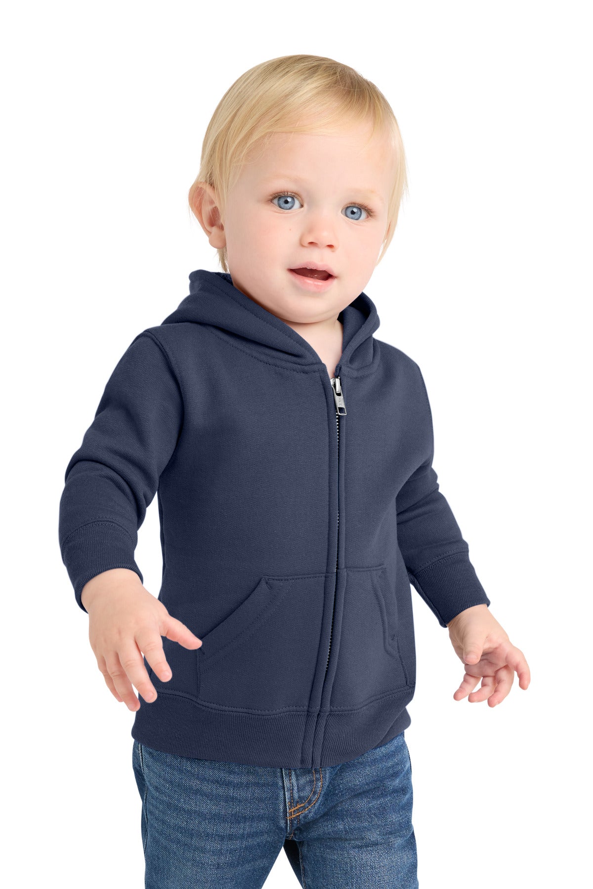 Port & Co™ Infant Core Fleece Full-Zip Hooded Sweatshirt. CAR78IZH