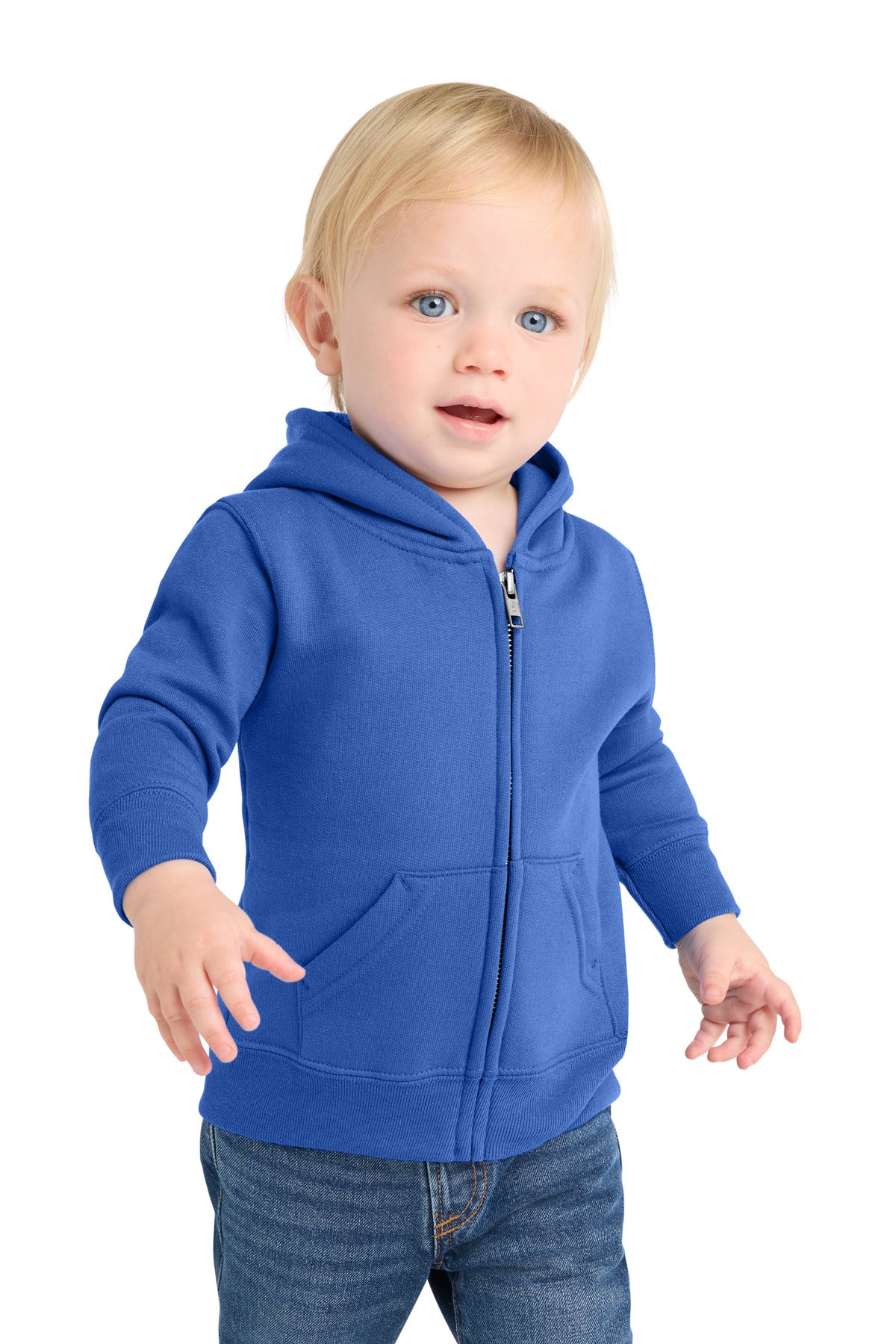 Port & Co™ Infant Core Fleece Full-Zip Hooded Sweatshirt. CAR78IZH